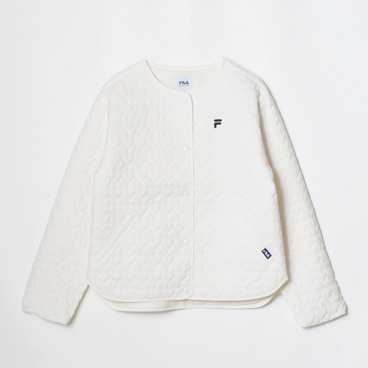 【OUTLET】【FILA(フィラ)】ストレッチタフタ中綿カーディガン