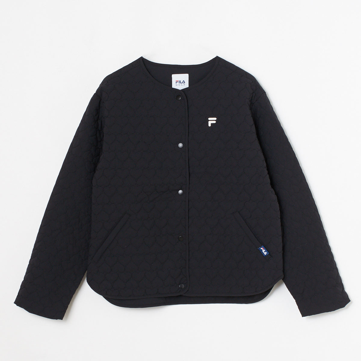 【OUTLET】【FILA(フィラ)】ストレッチタフタ中綿カーディガン