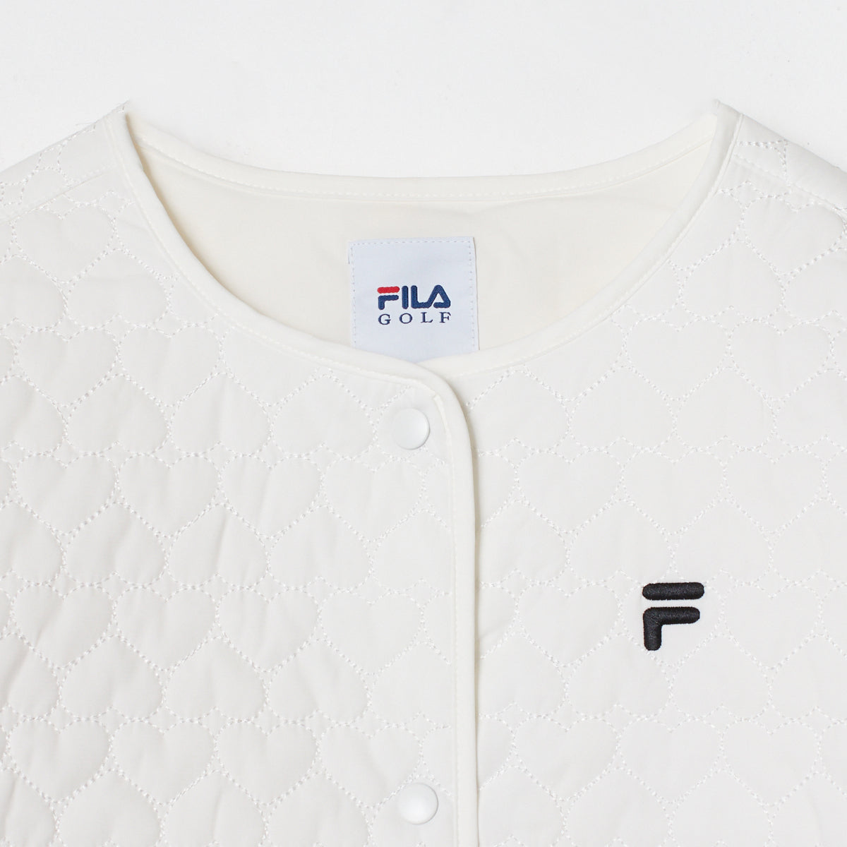 【OUTLET】【FILA(フィラ)】ストレッチタフタ中綿カーディガン