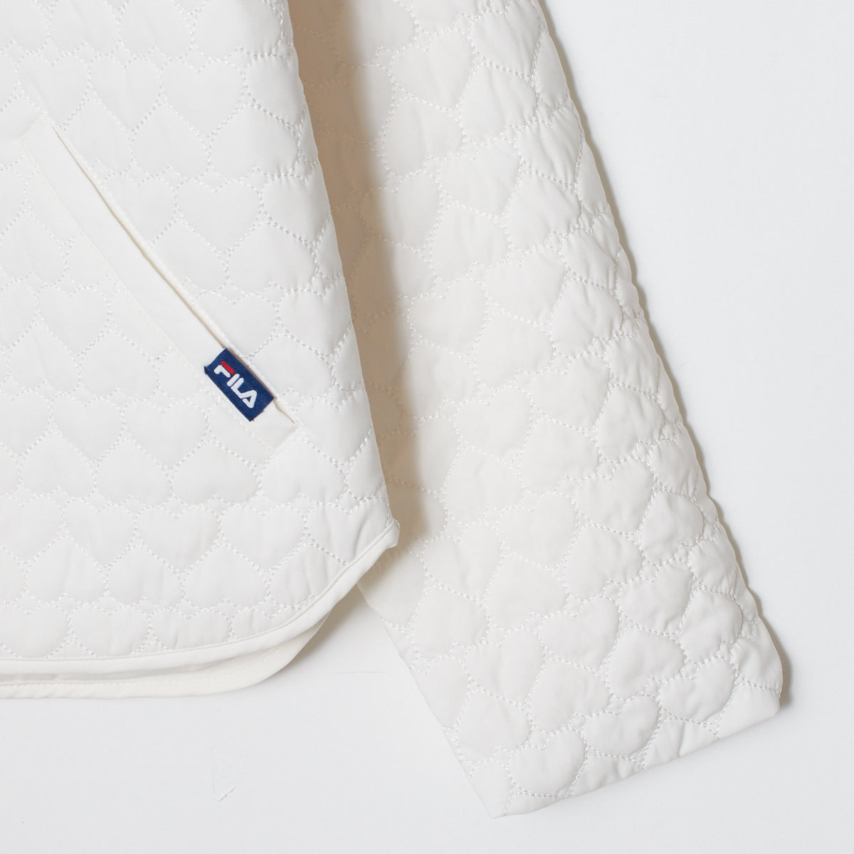 【OUTLET】【FILA(フィラ)】ストレッチタフタ中綿カーディガン