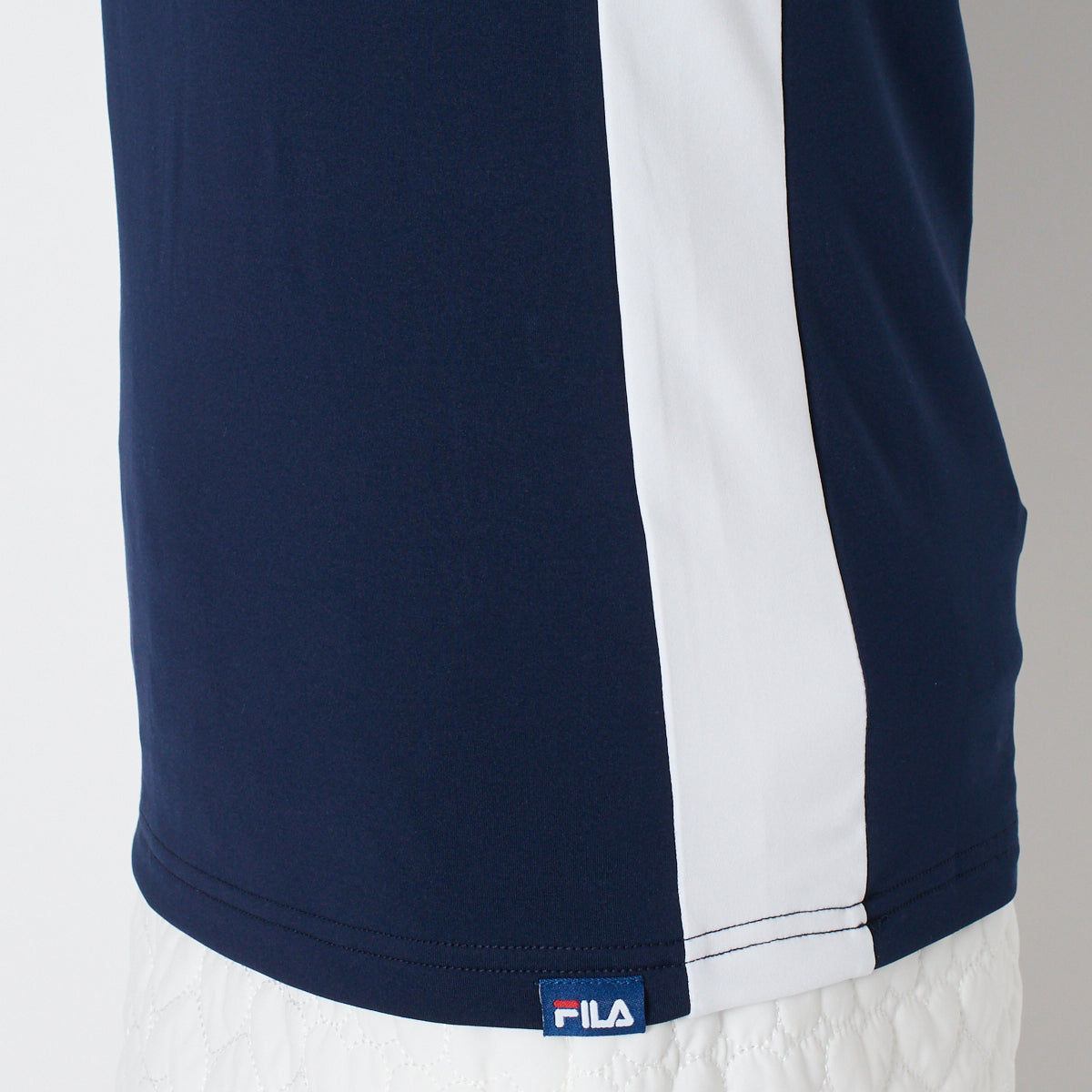 【OUTLET】【FILA(フィラ)】ECO裏起毛ベア天竺長袖モックネックシャツ