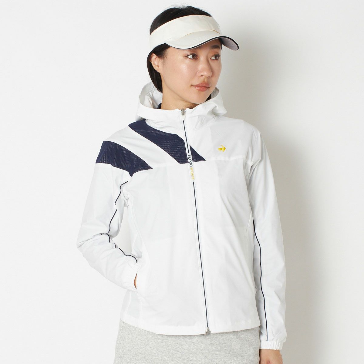 【OUTLET】【le coq GOLF】【2023秋冬】【ストレッチフォーサー】ウインドブレーカー
