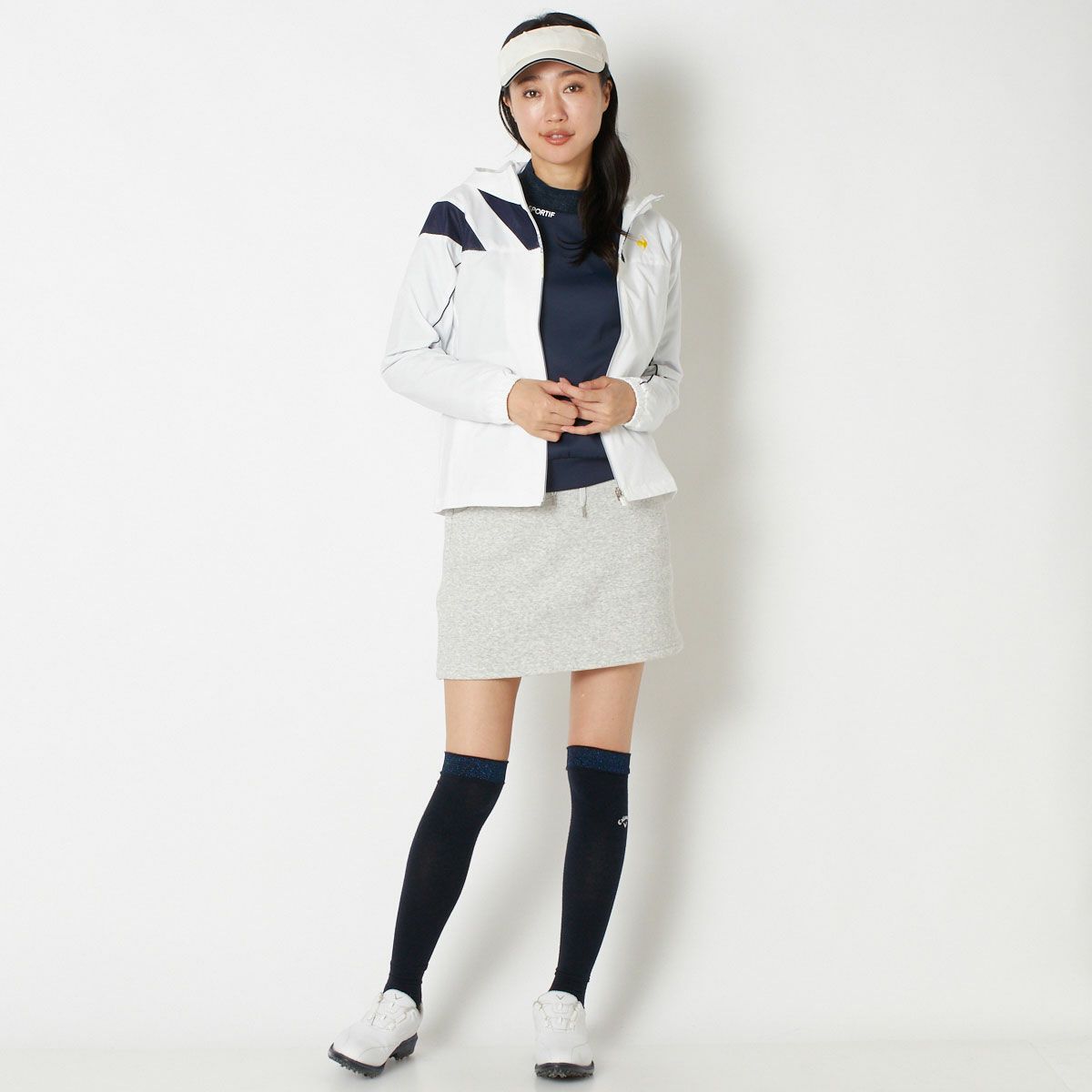 【OUTLET】【le coq GOLF】【2023秋冬】【ストレッチフォーサー】ウインドブレーカー