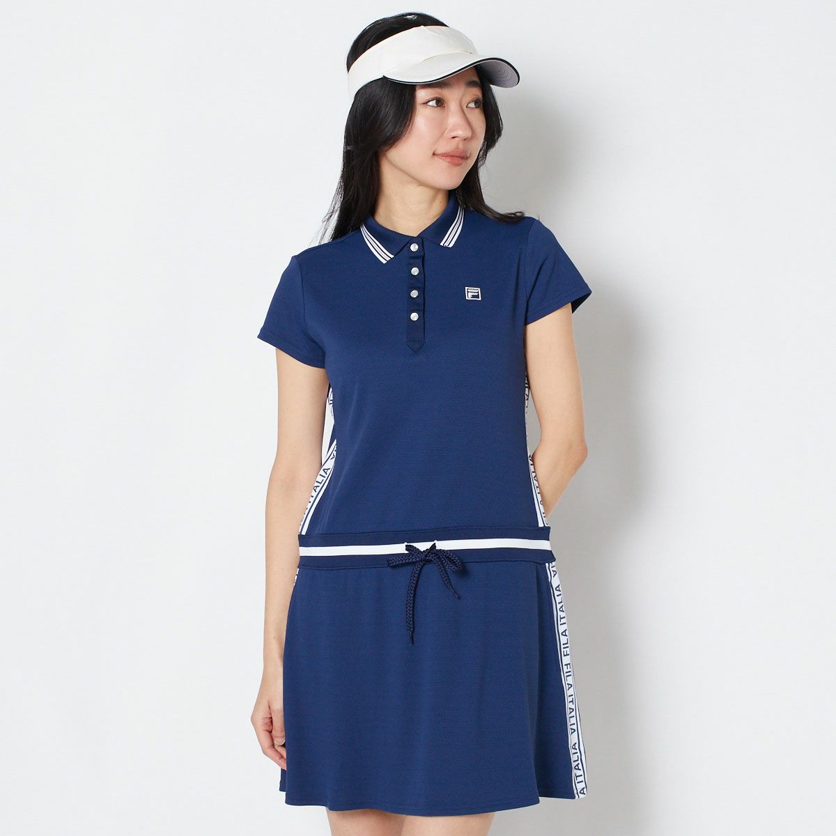 【OUTLET】【FILA（フィラ）】ECOカノコポロワンピース