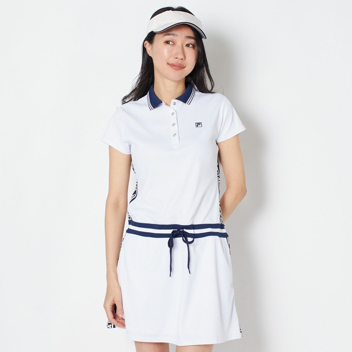 【OUTLET】【FILA（フィラ）】ECOカノコポロワンピース