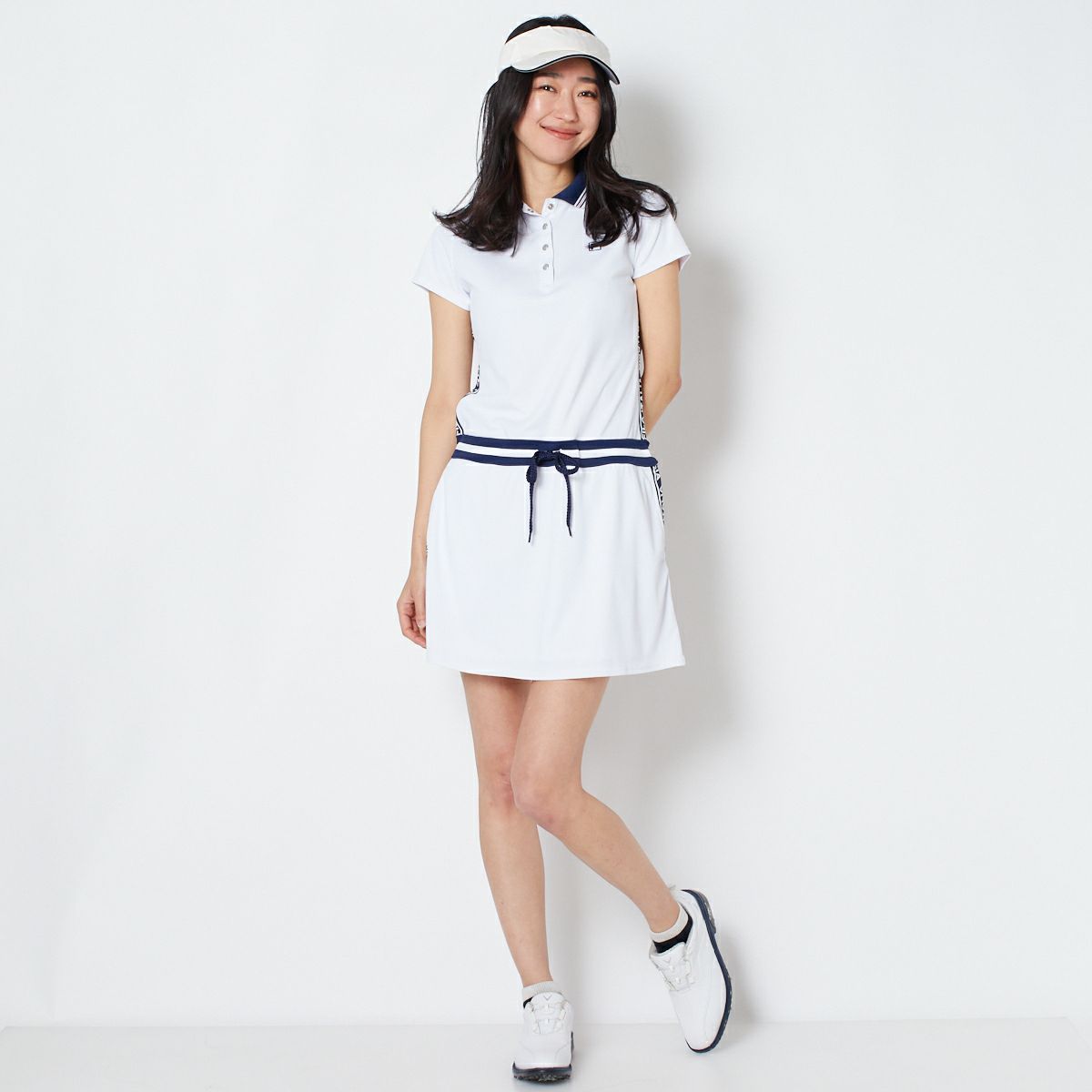 【OUTLET】【FILA（フィラ）】ECOカノコポロワンピース