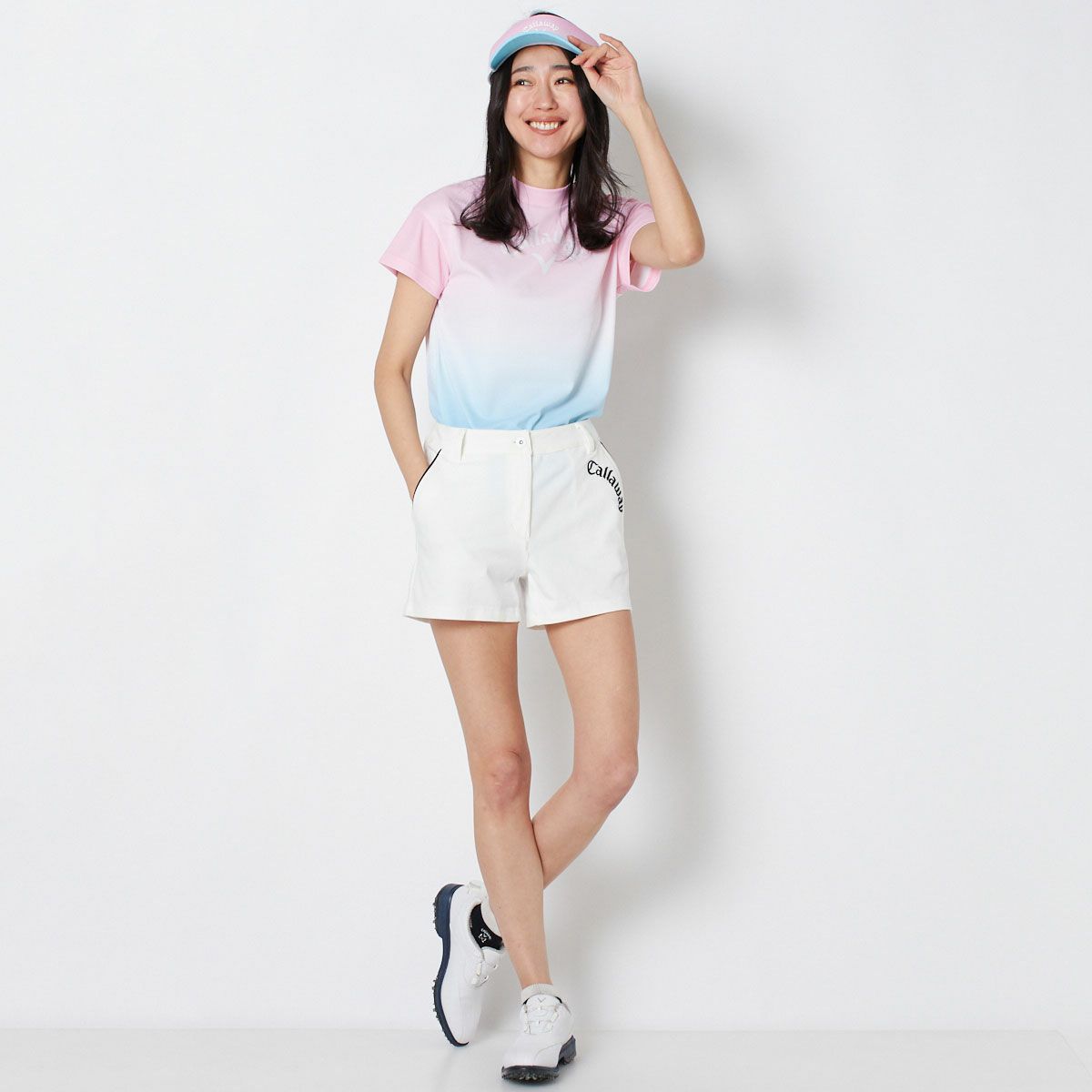 【OUTLET】【キャロウェイ】裏クール8WAYストレッチショートパンツ