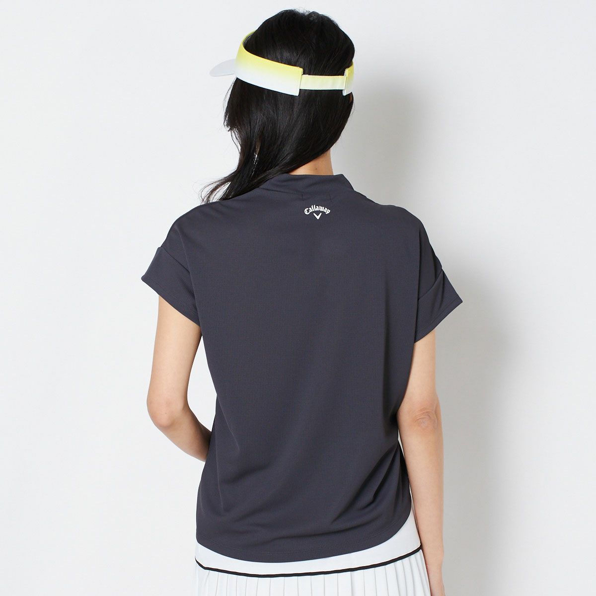 【OUTLET】【キャロウェイ】クローズドメッシュモックネックシャツ