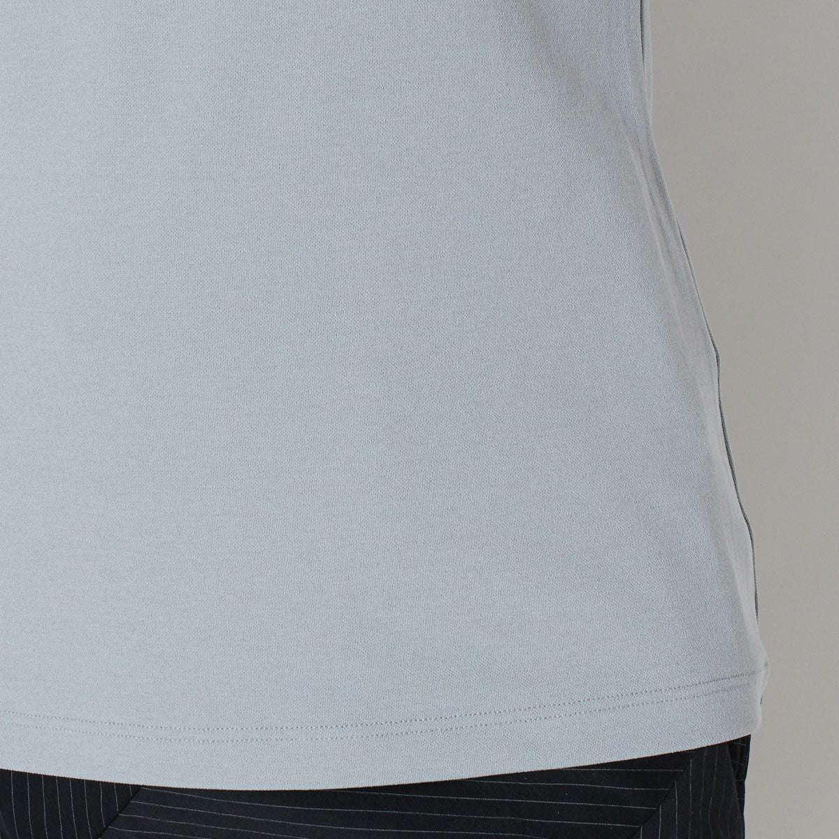 【OUTLET】【DESCENTE GOLF】リサイクルソロテックス鹿の子モックネックシャツ