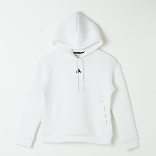 【OUTLET】【adidas Golf】ダンボールニット ビッグロゴ フーディー（ホワイト）