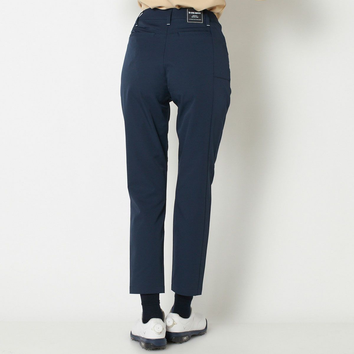 【OUTLET】【le coq GOLF】【2023秋冬】9分丈タックパンツ