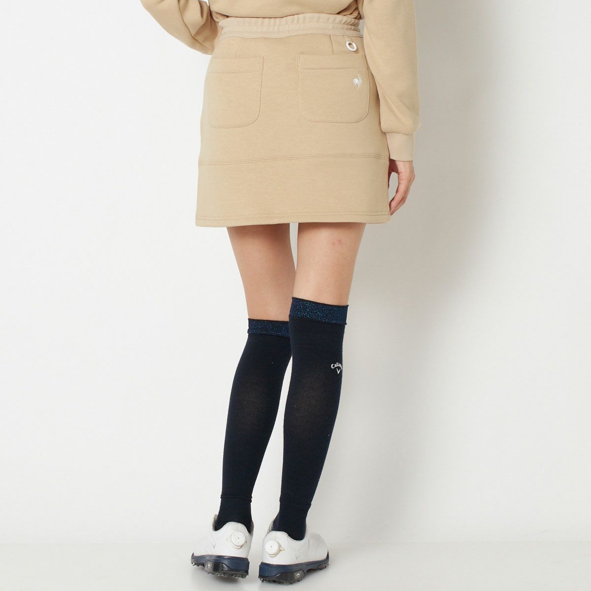【OUTLET】【le coq GOLF】【2023秋冬】ラテカラースカート