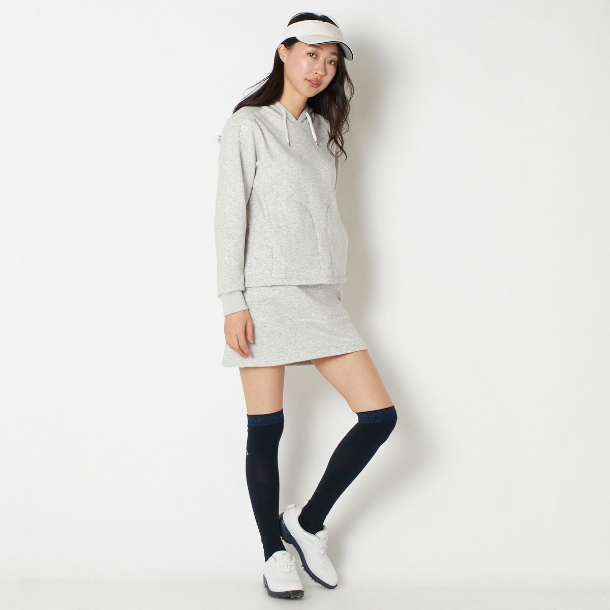 【OUTLET】【le coq GOLF】【2023秋冬】ラテカラーフーディー
